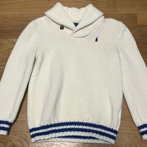Boy cotton polo sweater